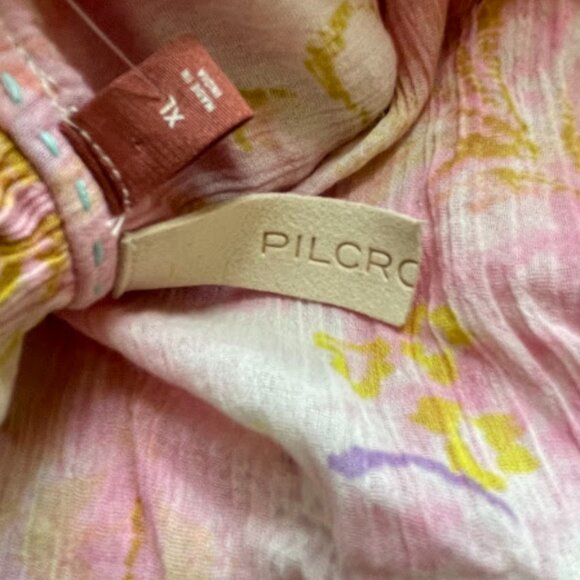 Pilcro Anthropologie | Watercolor Tie-Dye Blouse | Size XL | Used - Picture 3 of 3